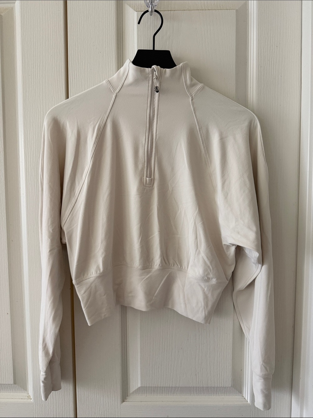 lululemon athletica Cream Half-Zip Pullover Sweatshirt